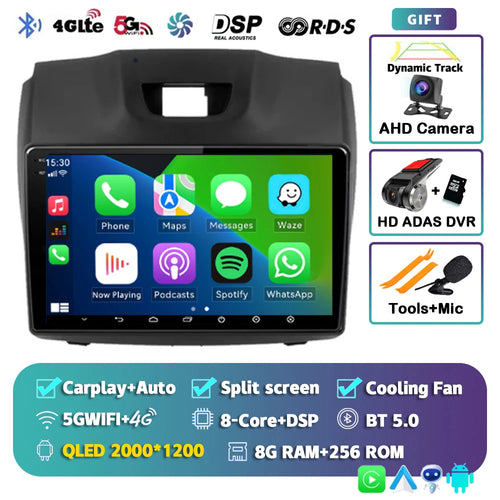 Android 14 Carplay Car Radio Multimedia For Chevrolet TrailBlazer 2012