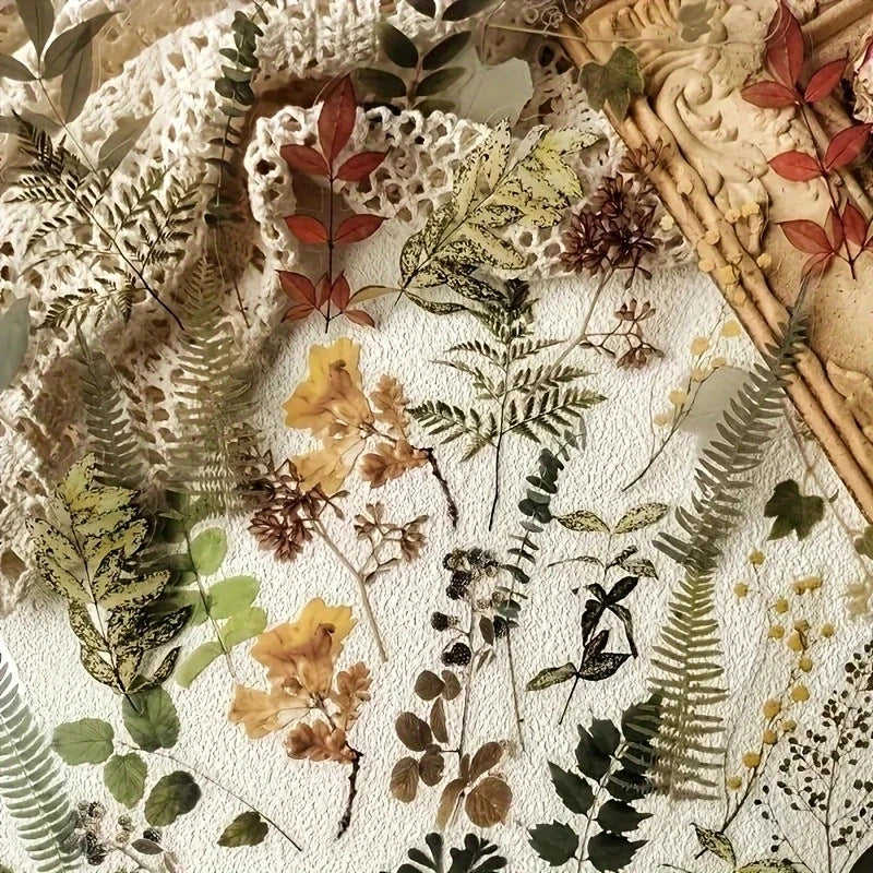 40 glossy rose stickers with crystal decorations, self-adhesive floral