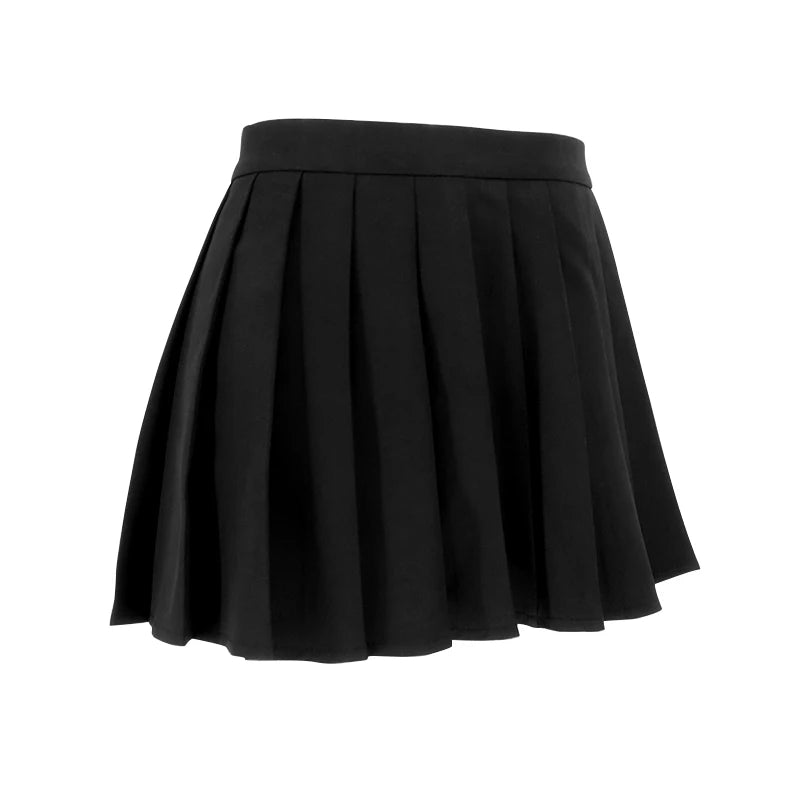 Sexy Mini Skirt Women New Summer Black Fashion Zipper Partywear Casual