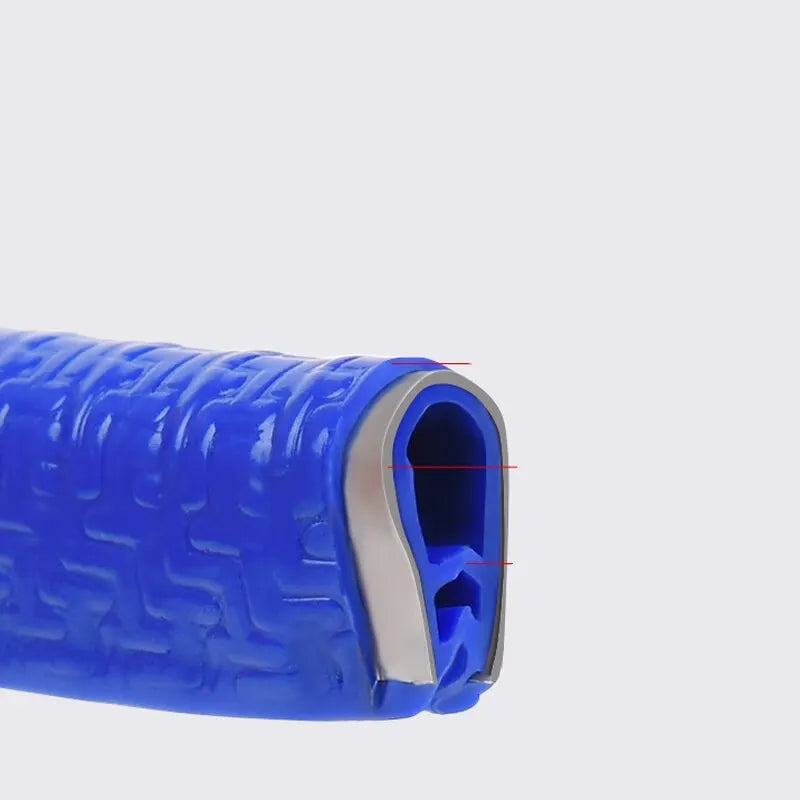 5m Car Door Bumper U Shaped Decorative Strip Anti Scratch Anti Scratch