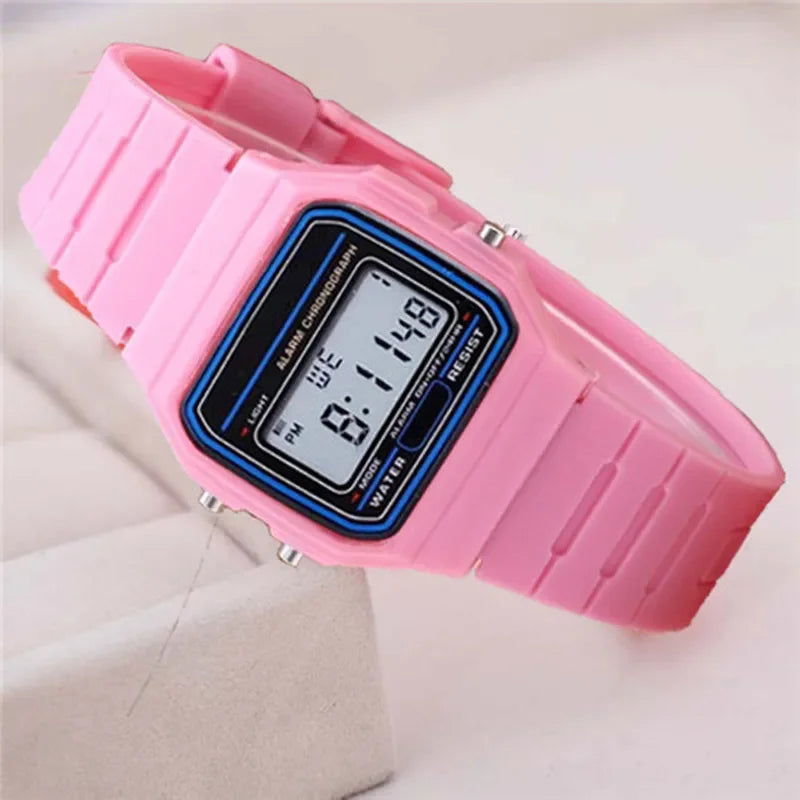 Sport LED Digital Watches for Men Simple Small Square Dial Electronic