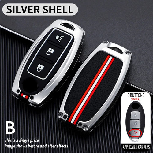 Key Fob Cover with Keychain Lanyard for Nissan Altima Sentra Maxima