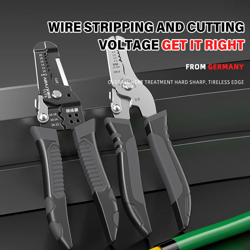 AIRAJ Wire Stripper Tools Multitool Plier Crimper Cable Cutter