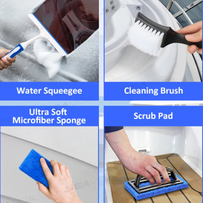 SEAMETAL 5/13PCS Car Detailing Brush Set Multifunctional Detail