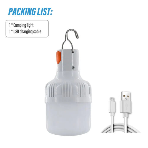 Outdoor USB Rechargeable LED Lamp Bulbs High Brightness Emergency