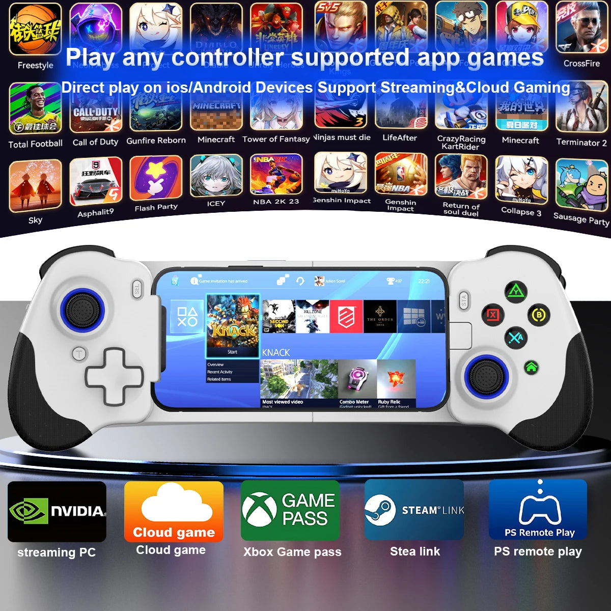 USB-C Mobile phone Game Controller For Android /I15 series MIF Gamepad