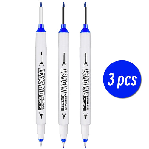 20mm Double-Tip Deep Hole Long Head Nib Markers For Metal Pen