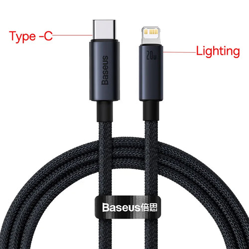 Baseus USB Cable For iPhone 13 12 11 pro max iPhone USB Cable Fast