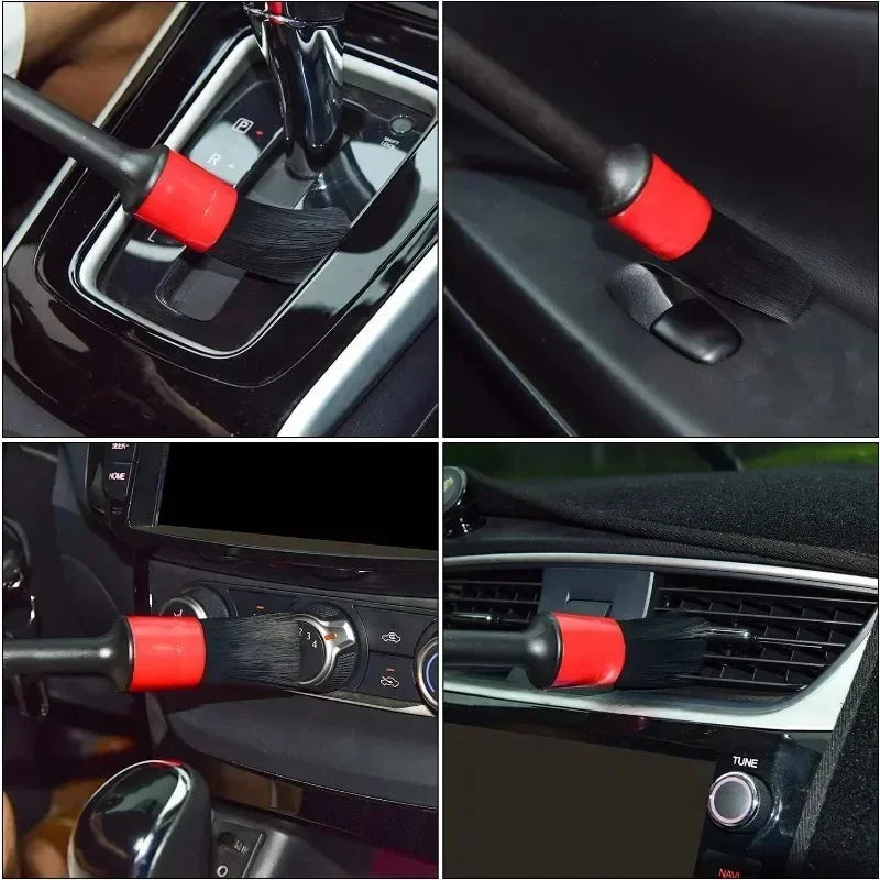 5Pcs Car Cleaning Brush Kit Auto Detail Brushes Dust Brushes for Car