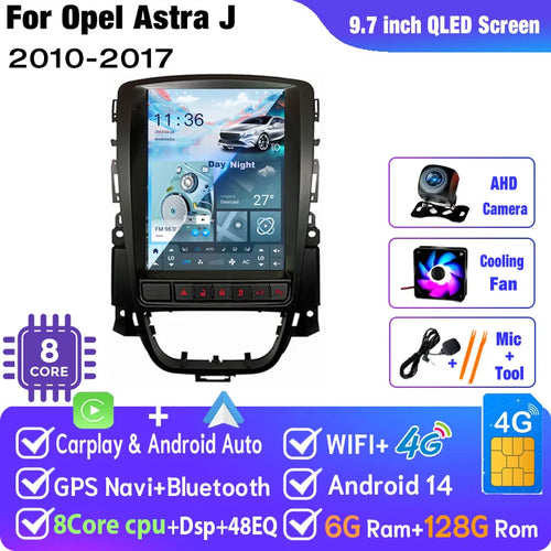 Car Radio Android for Opel Astra J Vauxhall Buick Verano Holden