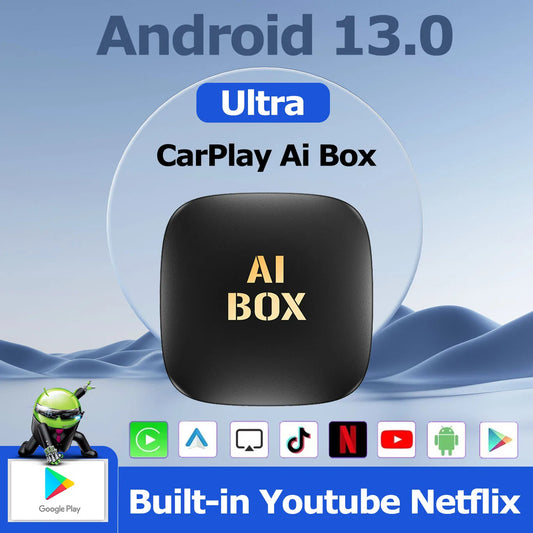 CarPlay Ai Box Android13 Tv Box Support Netflix YouTube Wireless