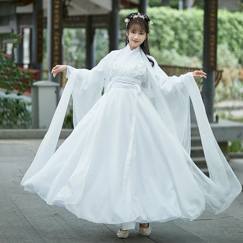 Modern Hanfu Woman Chinese Traditional Dress Kimonos Mujer Tang