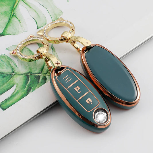 TPU Car Key Cases for Nissan Juke X-trial Qashqai Micra Leaf Note