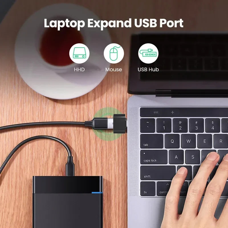 NNBILI Type C to USB Adapter 3.0 USB-C 3.1Male OTG A Female Data