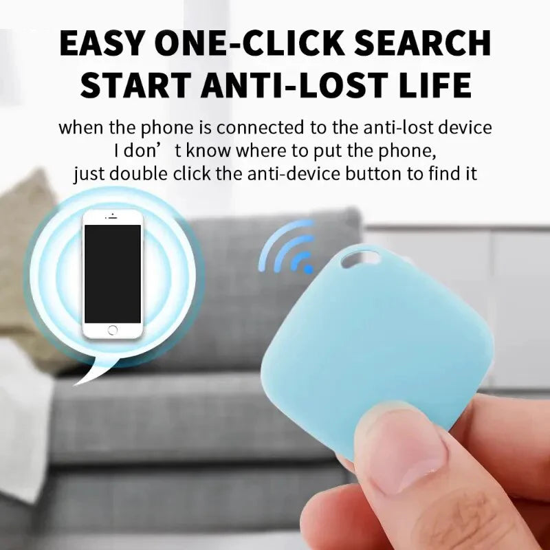 Mini GPS Tracker Bluetooth 5.0 Anti-Lost Device Square Cat Dog Pet
