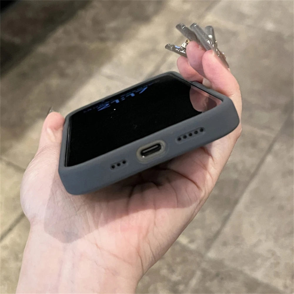 Liquid Silicone Magnetic Case For iPhone 16 15 13 14 12 Pro Max For