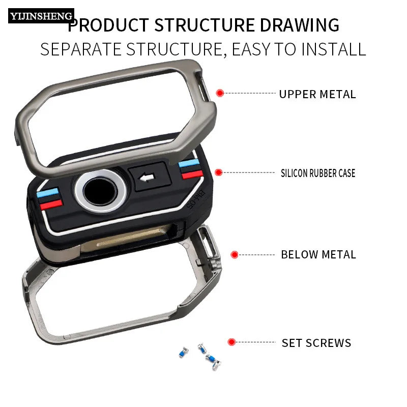 Key Cover Shell Fob Case Skin Holder For BMW Motorcycle F750GS F850GS