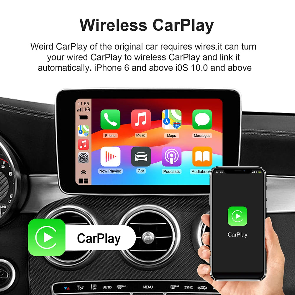 Android 13 New Carplay Ai Box Wireless Android Auto Wireless Carplay