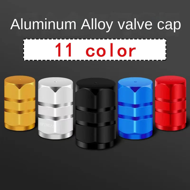 NEW Universal Aluminum Alloy Car Wheel Tire Valve Caps Tyre Rim Stem