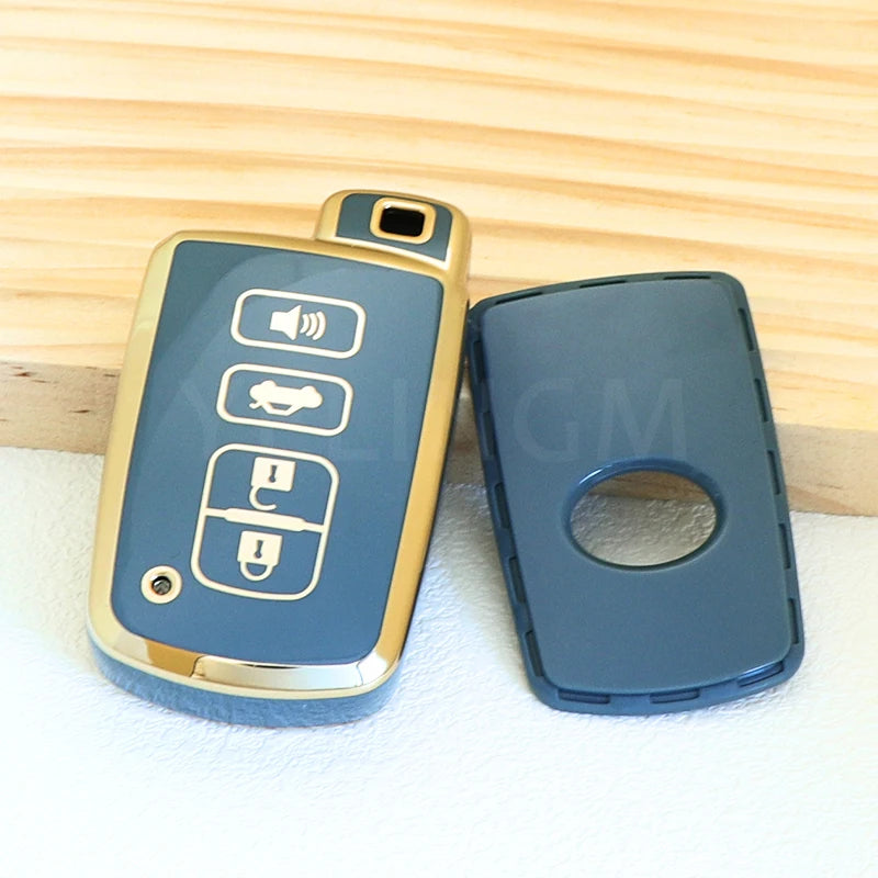 4 Buttons Car Key Case Cover For Toyota Camry Corolla RAV4 Highlander