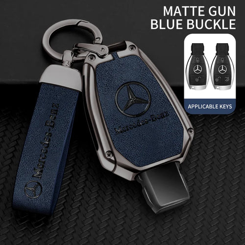 Car Zinc Alloy Key Case Bag Metal Key Shell For Mercedes-Benz A B C E