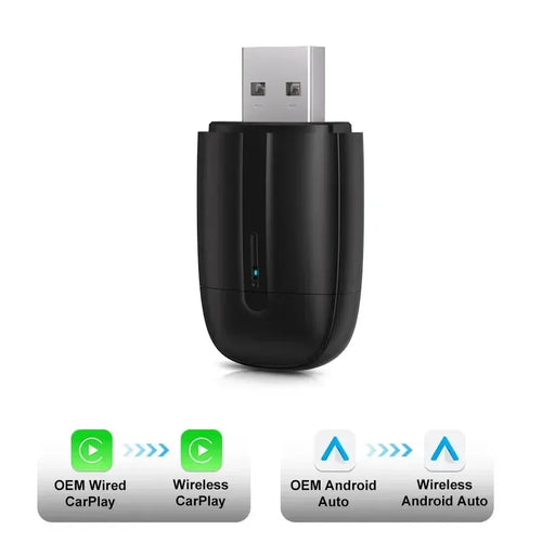 FLIXIVI 2025 2 in1 Dual Interface Wireless CarPlay/Android Auto