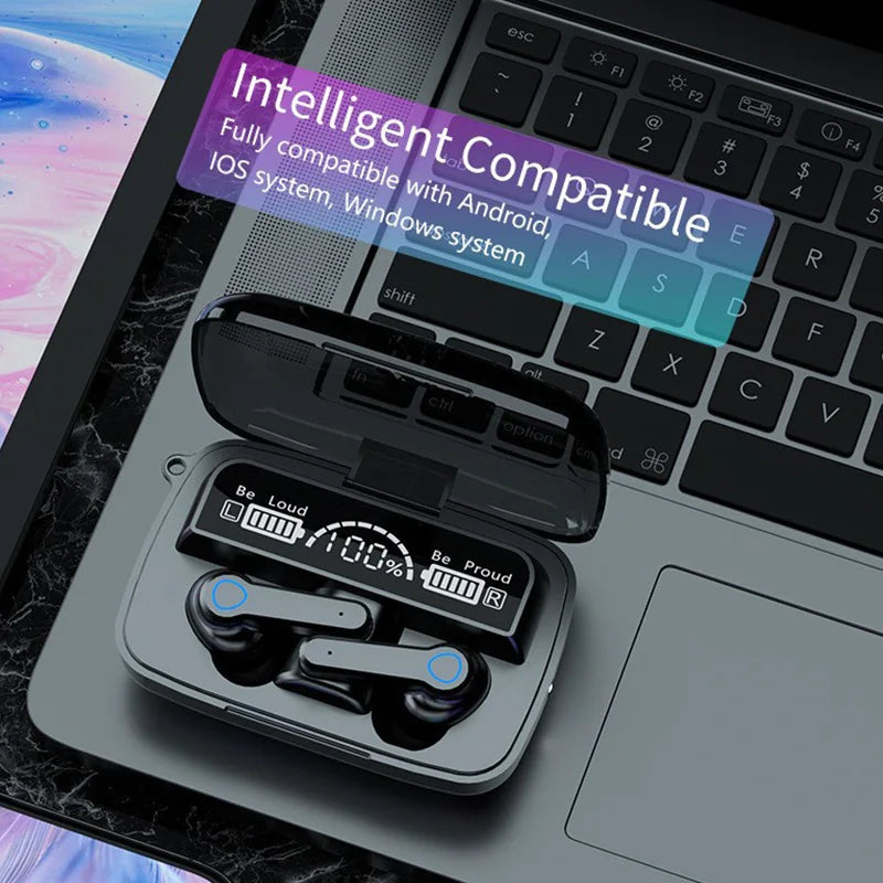 M19 Bluetooth Headset Wireless Tws Gaming Support Noise-cancelling