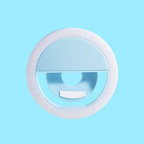 LED Light Ring USB Charge Portable Circle Clip-on LED Selfie Fill