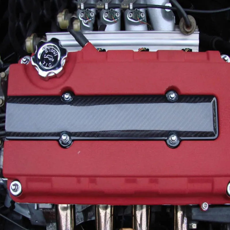 For HONDA B18 B16 B SERIES VTEC ABS CARBON FIBER LOOK VALVE COVER