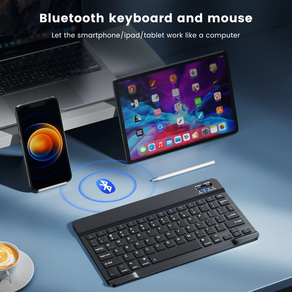 Wireless Keyboard Bluetooth-compatible Keyboard For Android IOS