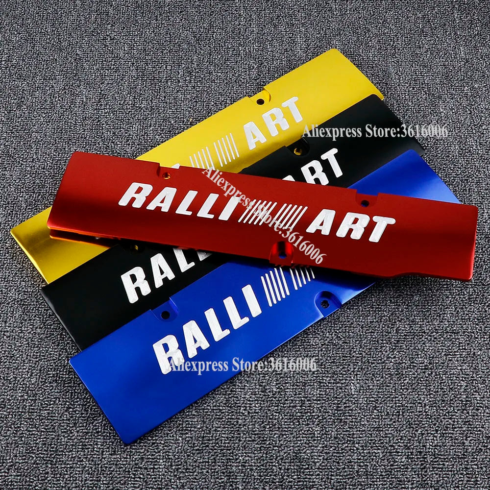 1pcs Ralliart Aluminum Engine Spark Plug Cover For Mitsubishi