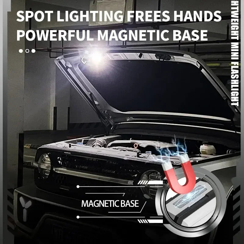 Super Bright Powerful Pocket Torch Light LED Multifunctional Linterna