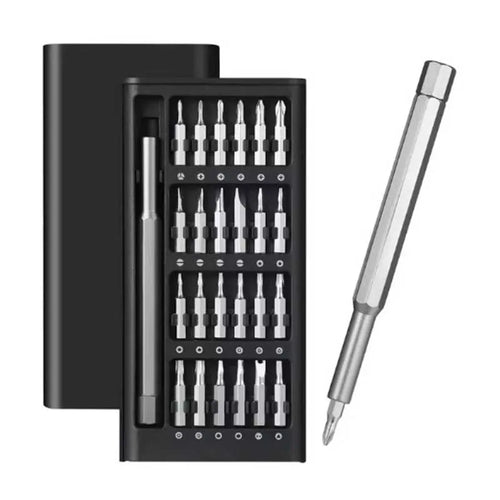 Magnetic Precision Screwdriver Set, 25 In 1 With 24 Piece Mini Pocket