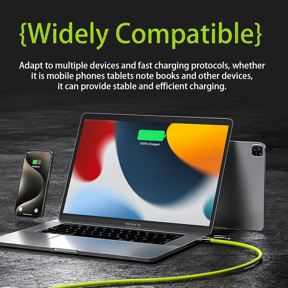 4-in-1 Kirsite Cable 240W Super Fast Charging Multiple Functions for