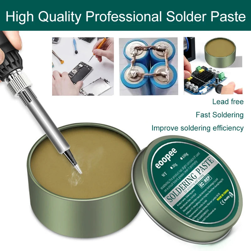Solder Paste Rosin Flux 10g/30g/100g Lead-free Welding Flux Iron