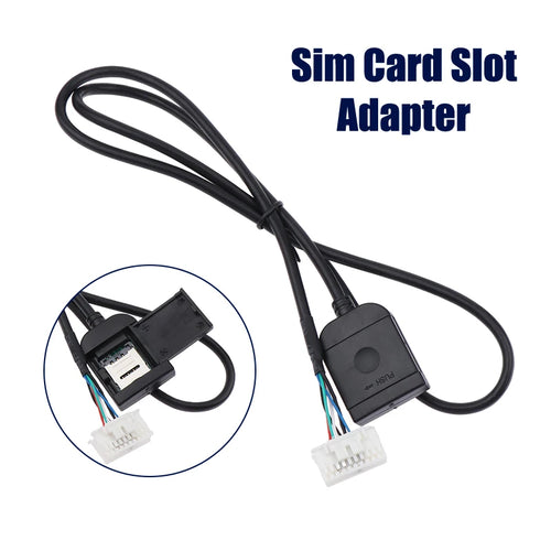 Sim Card Slot Adapter For Android Radio Multimedia Gps 4G 20pin Cable