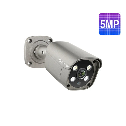 Techage UHD 4K 8MP 5MP Security POE Camera Smart AI Human Detect