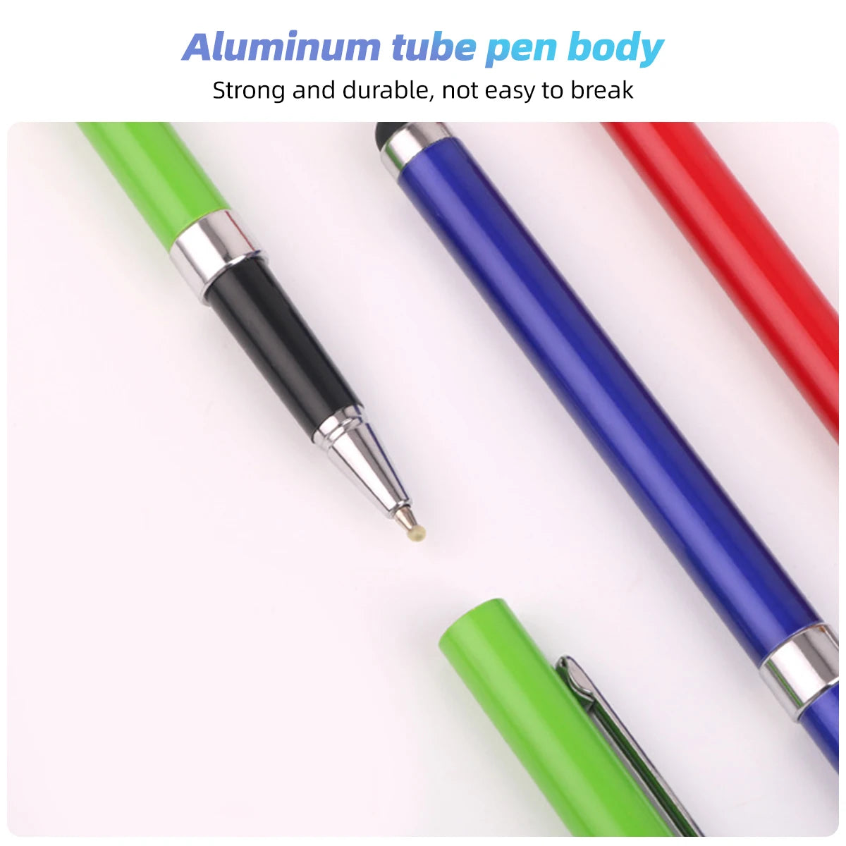 2 in1 Universal Stylus Pen For iPhone iPad Tablet Mobile Android