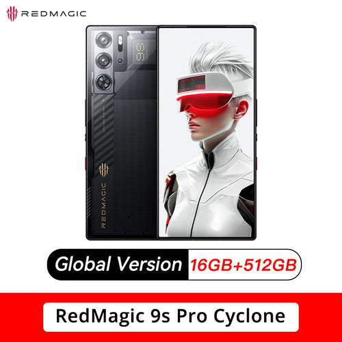 Global Version RedMagic 9s Pro 5G Gaming Phone 6.8" Snapdragon 8 Gen3