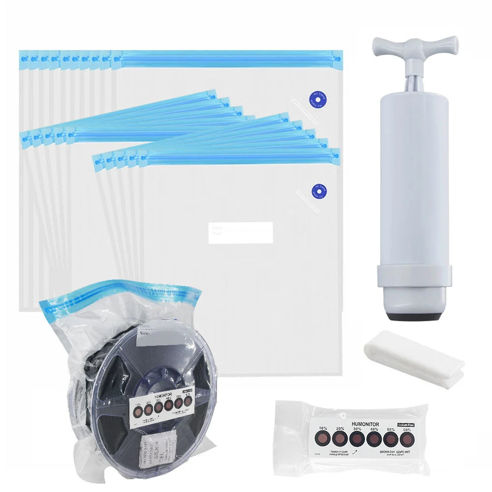 3D Printer Filament Storage Bag PLA Filament Vacuum Bag Dryer Safekeep