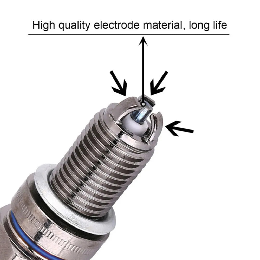 1/2Pcs Racing Spark Plug 3 Triple Electrode A7TC D8TC For GY6 CG 50 70