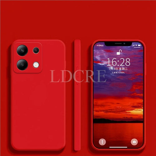 For Xiaomi Redmi Note 13 Case Liquid Silicone Cover Redmi Note 13 Pro