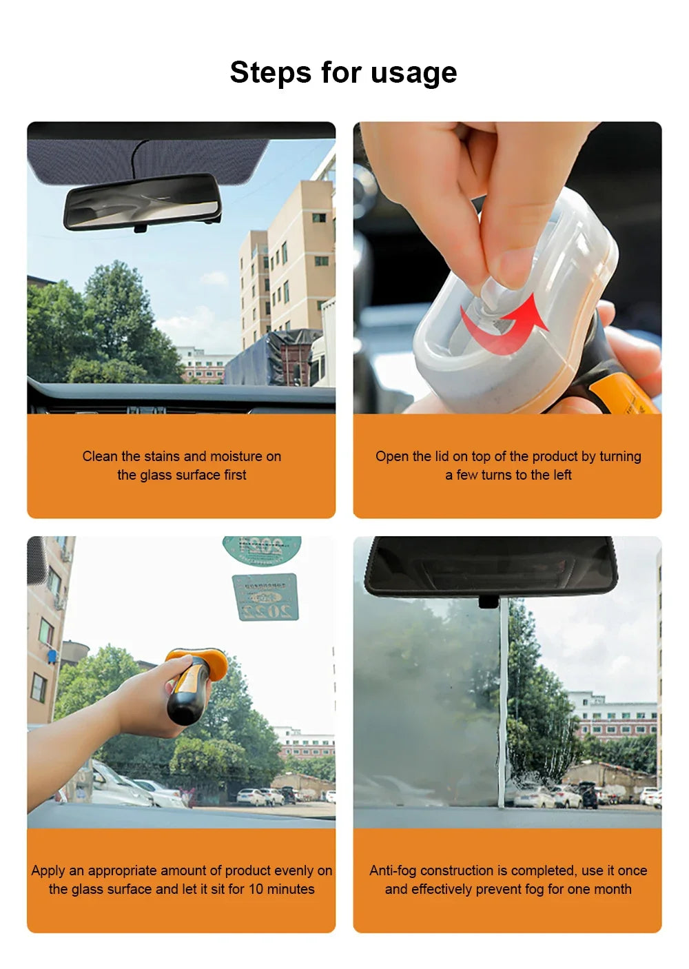Car Rainproof Oil Film Remover Windshields Antifouling Automobile