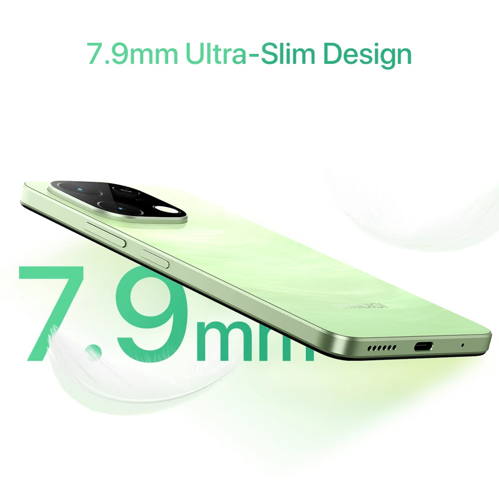 UMIDIGI G9T Android 14 Smartphone UNISOC T606 4GB 128GB 6.75” Water