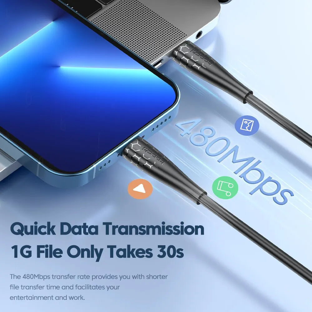 Toocki 2 Pack 100W USB C Cable Type C For Xiaomi Pro Realme Redmi Note