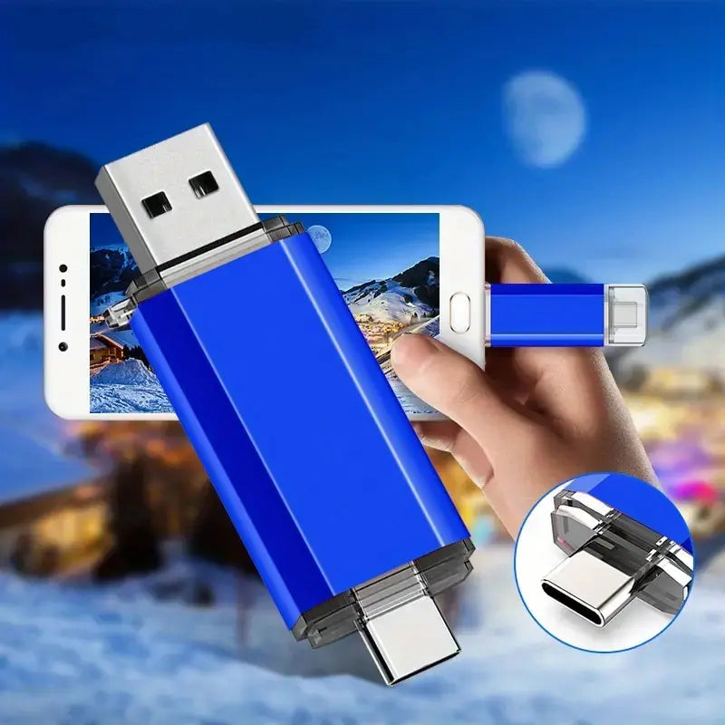 NEW Type-C 2 in 1 OTG 128GB 64GB Pendrive High Speed USB Flash Drive