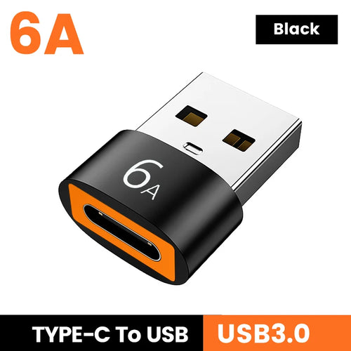 NNBILI 6A Type C To USB 3.0 OTG Adapter USB C Female To USB Male