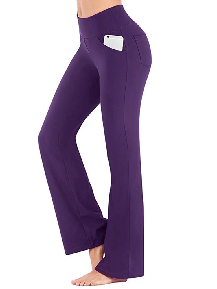 Ogilvy Mather Solid Elegant Female Lady Women's Legs Pants Palazzo