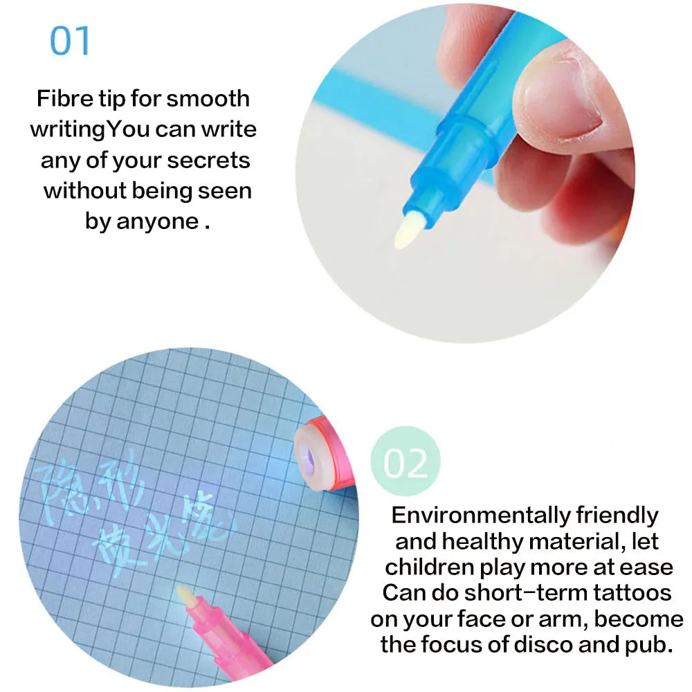 STONEGO Multi-functional Invisible Word Uv Magic Pen Advertisement