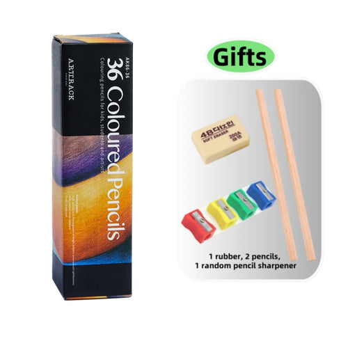 12/24/36/48/72 Colors Pencils Set Oil for Drawing Sketch DIY Gifts